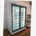 Jenis Remote Frozen Food Display Freezer Freezer Upright